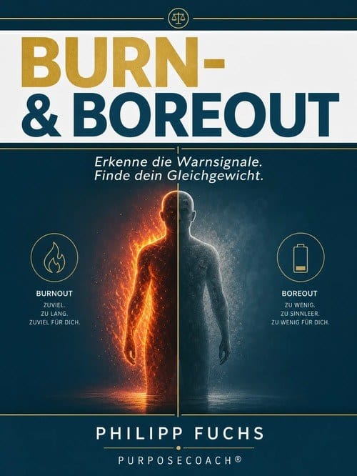 Cover: Burn- und Boreout – Erkenne die Warnsignale, Hörbuch von Philipp Fuchs | PurposeCoach®