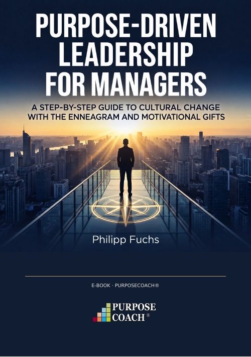 Cover of the e-book “Purpose-Driven Leadership for Managers” by PurposeCoach