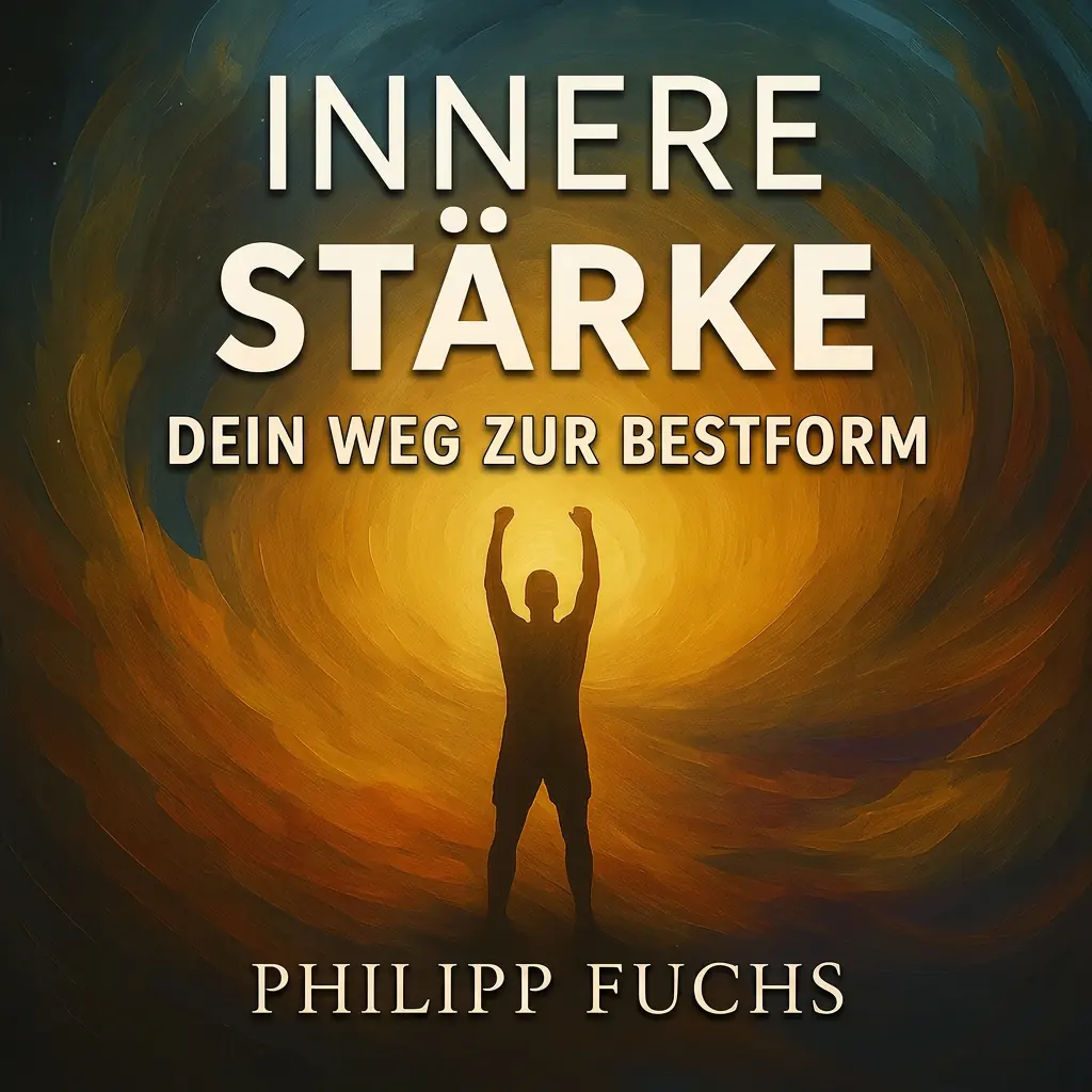 Hörbuch-Cover: Innere Stärke – Dein Weg zur Bestform von Philipp Fuchs. Coaching für Resilienz, persönliche Stärken und Bestform nach CliftonStrengths®.